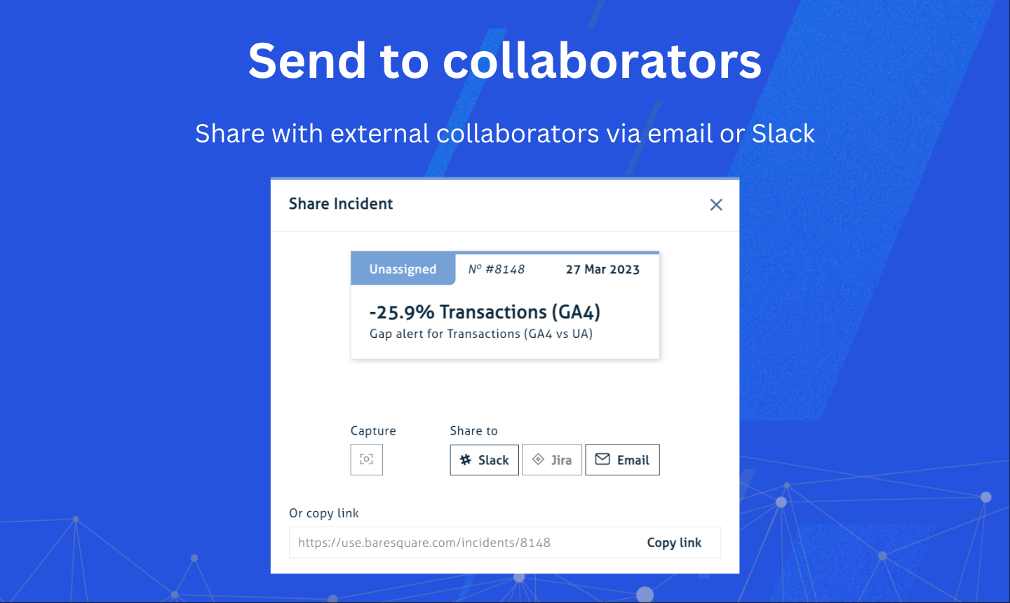 Share ticket with external collaborators